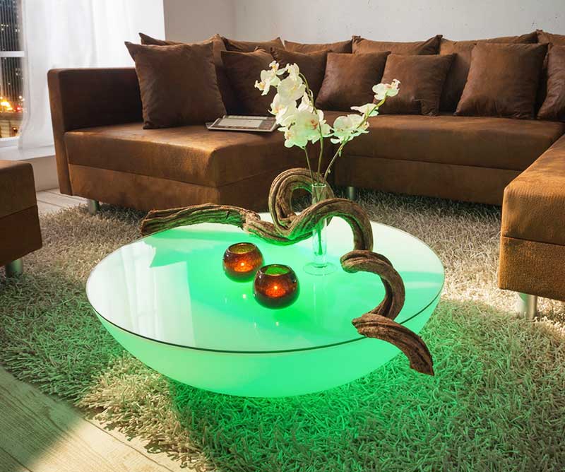 Glas couchtisch rund mit maße B80 x H22 x T80 cm und gewicht 16 kg Wohnzimmer, Glas couchtisch rund mit maße B80 x H22 x T80 cm und gewicht 16 kg.