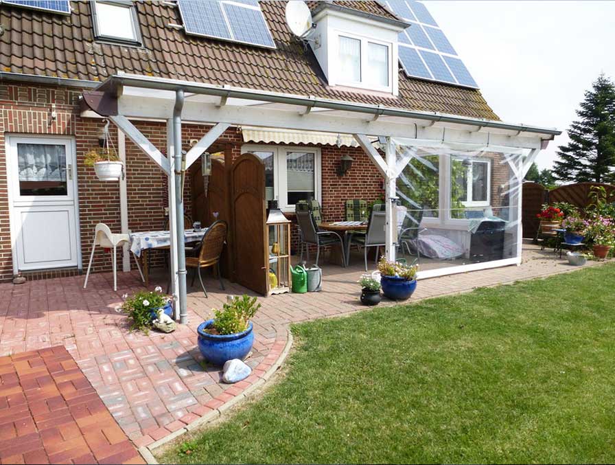 Terrassenüberdachung aus holz selber bauen in weiß lasiert Terrassen, Terrassenüberdachung aus holz selber bauen in weiß lasiert.