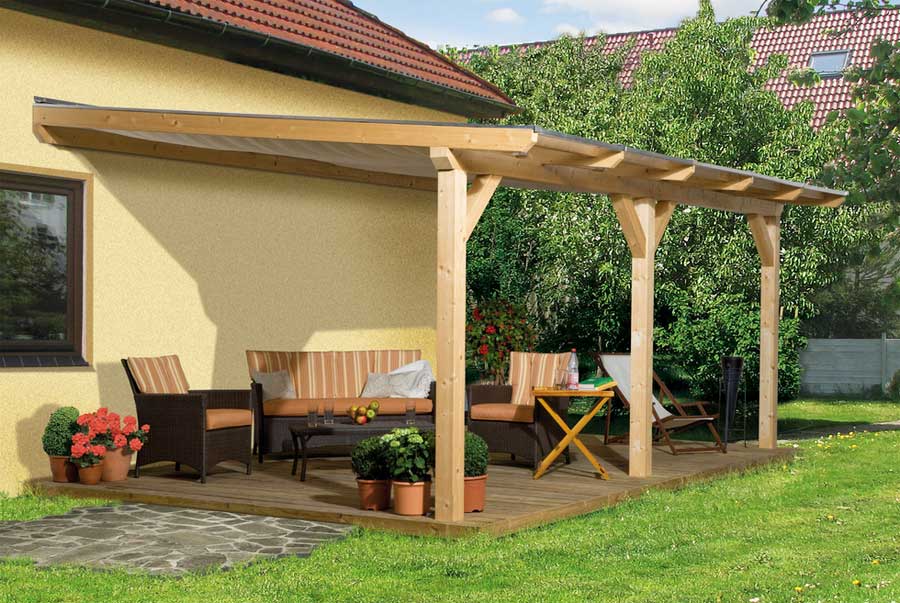 Terrassenüberdachung holz bausatz und dem Dach aus hochwertige Stoff Terrassen, Terrassenüberdachung holz bausatz und dem Dach aus hochwertige Stoff.