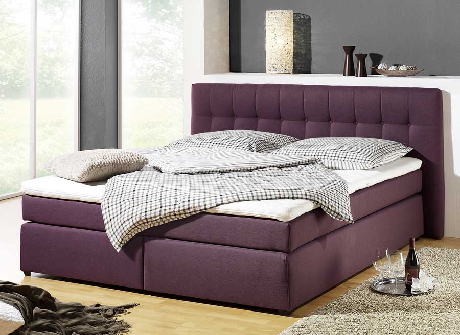 Haus Ideen, Bett 160×200 mit matratze und kopfteil chesterfield.  