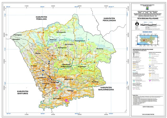 Ruang pola rencana wilayah tata bangkalan kawasan sebaran lindung budidaya tentang kab