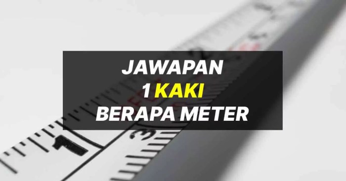 1 sangga berapa meter