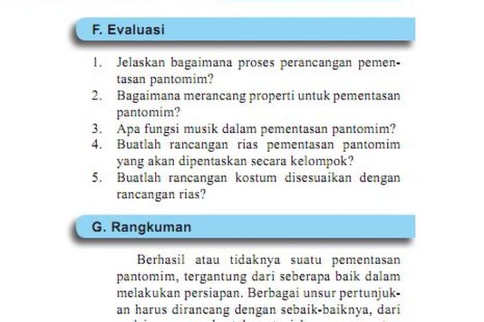 Jelaskan bagaimana proses perancangan pementasan pantomim