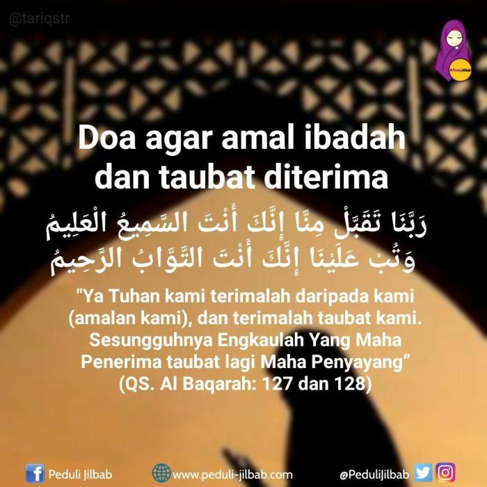 Allah kepada sesungguhnya ilmu mu amal memohon halal pilih diterima