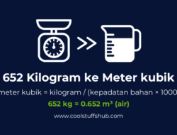 Meter Kubik ke Kilogram: Konversi Volume ke Massa