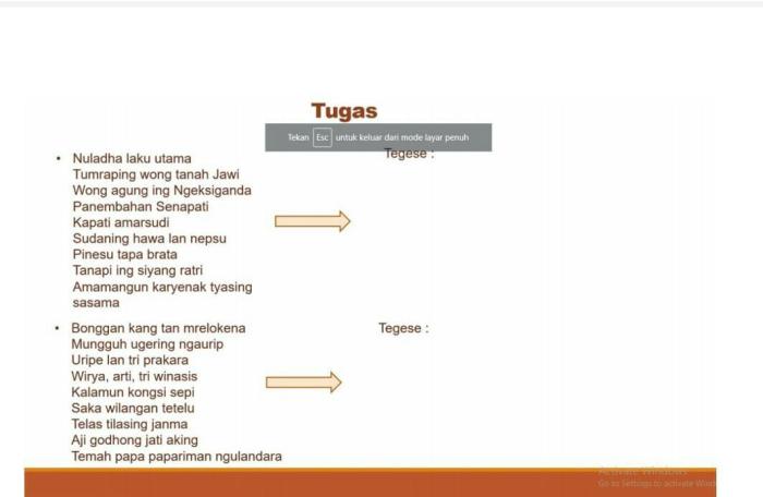 Pesunen sariranira tegese