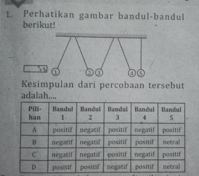 Kesimpulan dari percobaan tersebut adalah