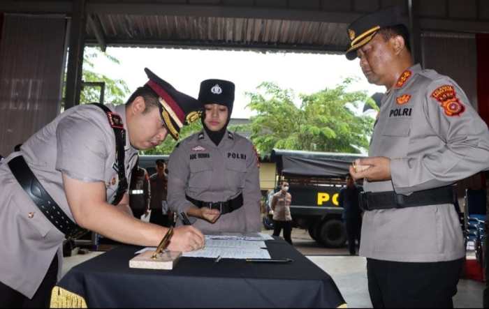 Aceh polresta pindah tugas kasatreskrim polres akp muhammad tamiang sambangi reskrim awak kasat menjelang tergantung mahasiswi