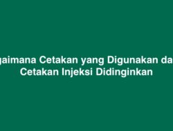 Mendinginkan Cetakan dalam Proses Injeksi: Mengapa dan Bagaimana?