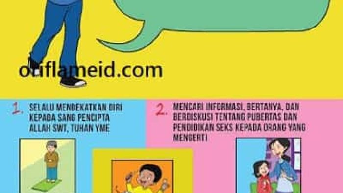 Bagaimana perilaku yang tepat untuk menyikapi gejala pubertas