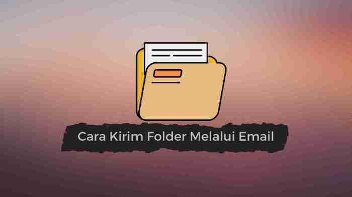 Folder fasilitas email