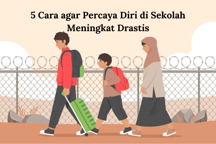 Agar percaya diri di sekolah kita harus rajin