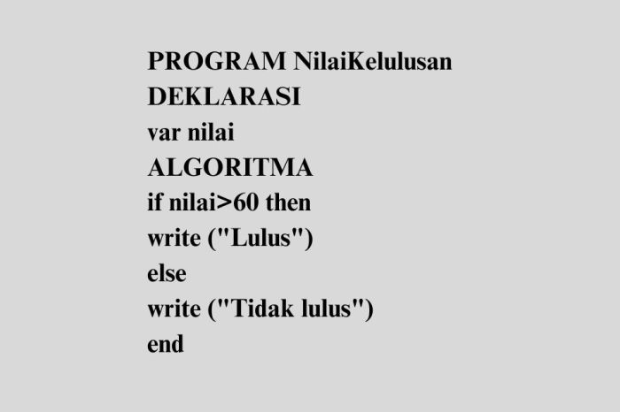 Bagaimana cara melakukan penulisan algoritma dengan pseudocode