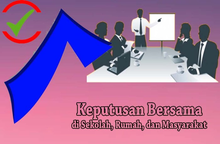 Keputusan bersama mengambil musyawarah cara pengertian mufakat