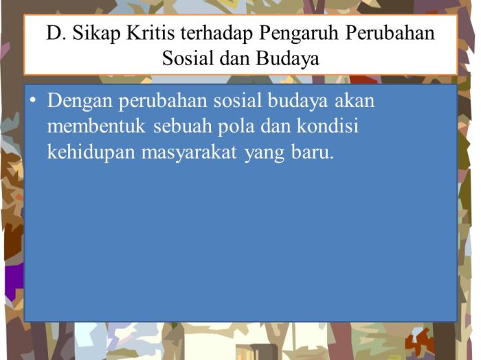 Pengaruh budaya sosial terhadap keragaman kenampakan masyarakat kehidupan