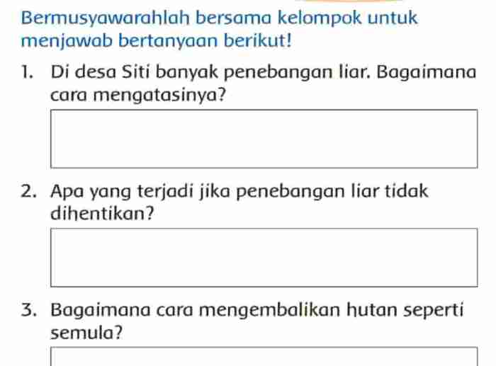 Di desa siti banyak penebangan liar bagaimana cara mengatasinya