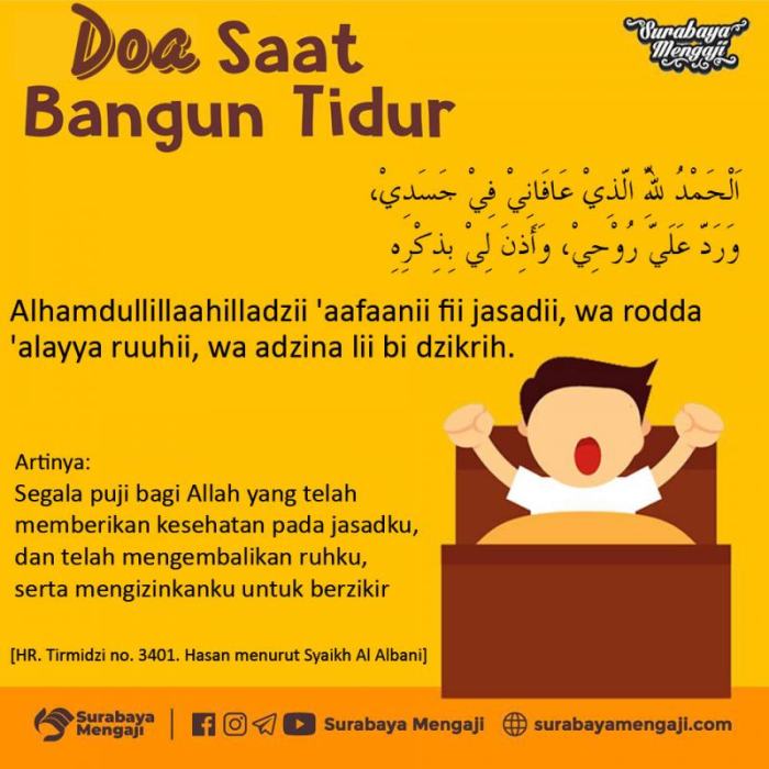 Bahasa jawa bangun tidur