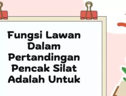 Fungsi Lawan dalam Pertandingan Pencak Silat Adalah Untuk Mengasah Keterampilan dan Strategi