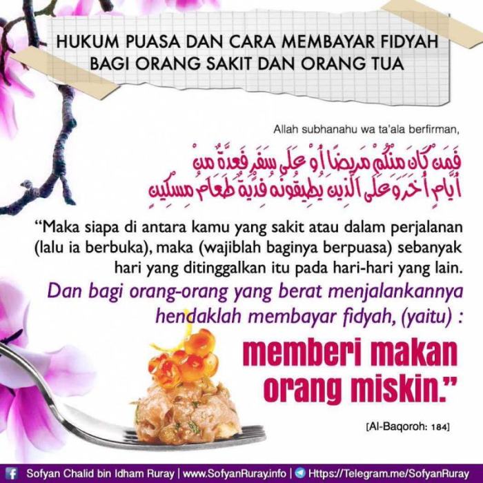 Puasa membayar fidyah ramadan doa bagaimana bayar pembayaran sakit ramadhan nasihat