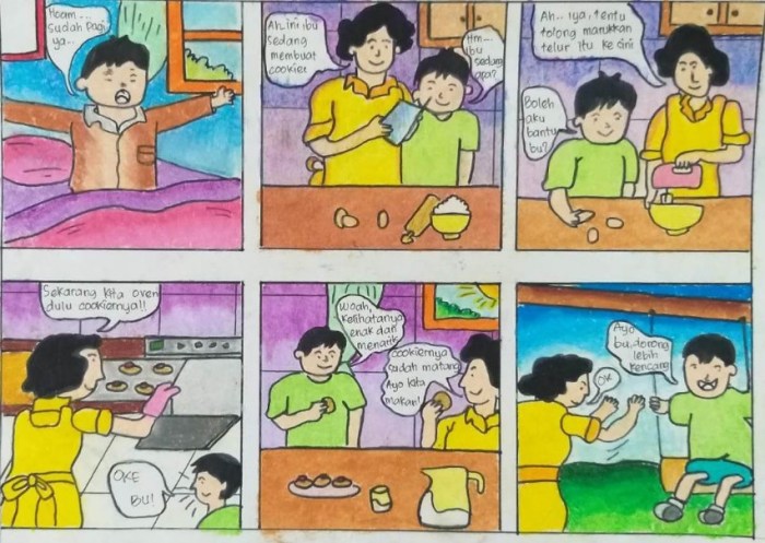 Komik contoh jenis lucu sekolah anak contohnya