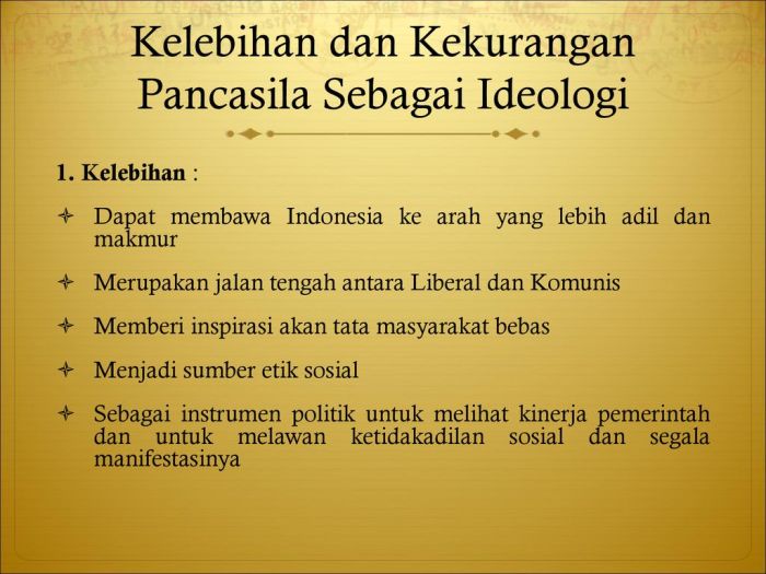 Kelebihan dan kekurangan pancasila masa reformasi