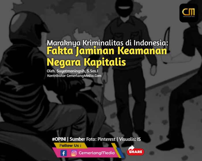 Bagaimana upaya yang dilakukan untuk mengatasi semakin maraknya kriminalitas