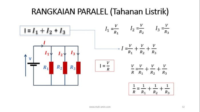 Rangkaian listrik elemen terbuka tertutup seri paralel hambatan mts ipa source