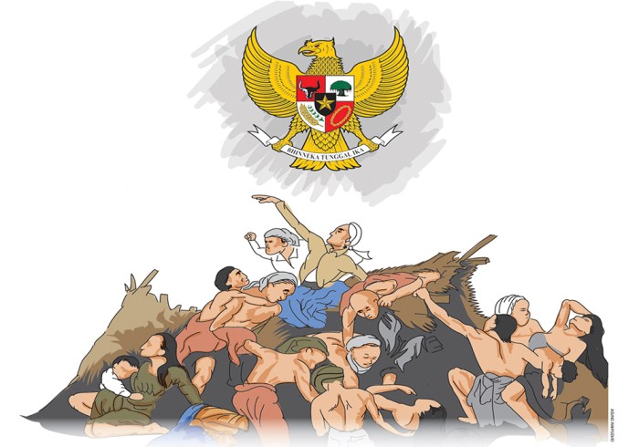 Pancasila perumusan proses juang dasar nilai menghargai tokoh