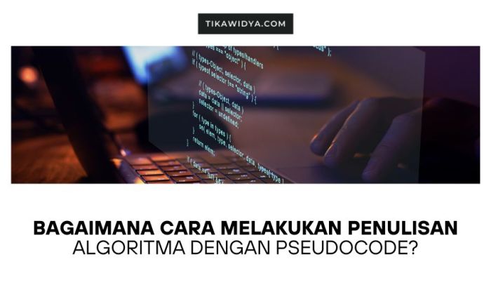 Algoritma pseudocode penulisan flowchart