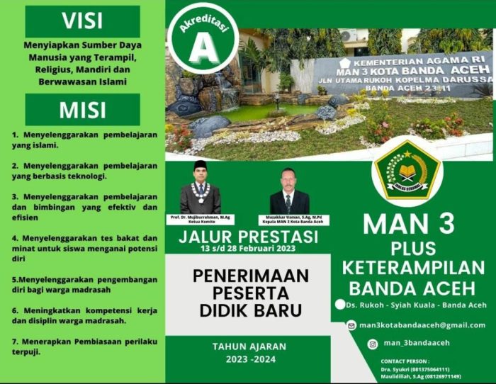 Banda aceh ppdb sma seleksi smk pengumuman