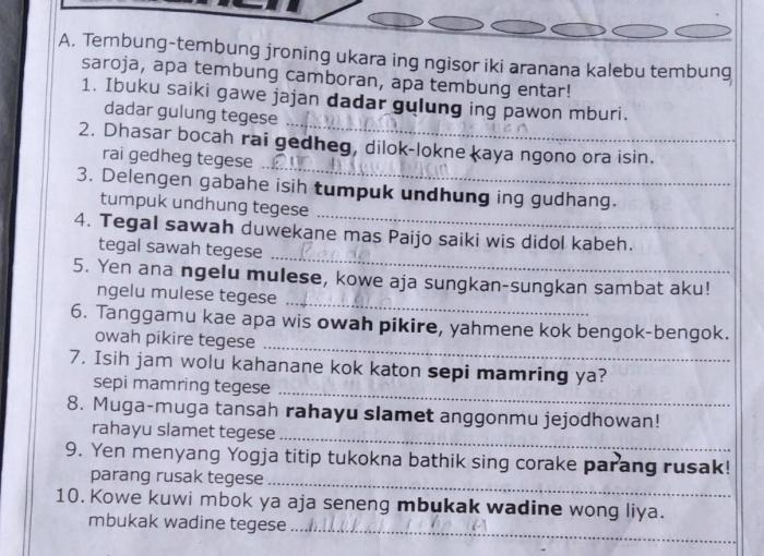 Tembung kawentar tegese