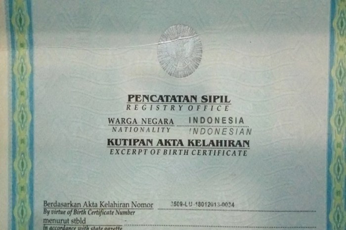 Akta kelahiran kabupaten meningkat pemohon animo pencatatan sipil kependudukan dinas