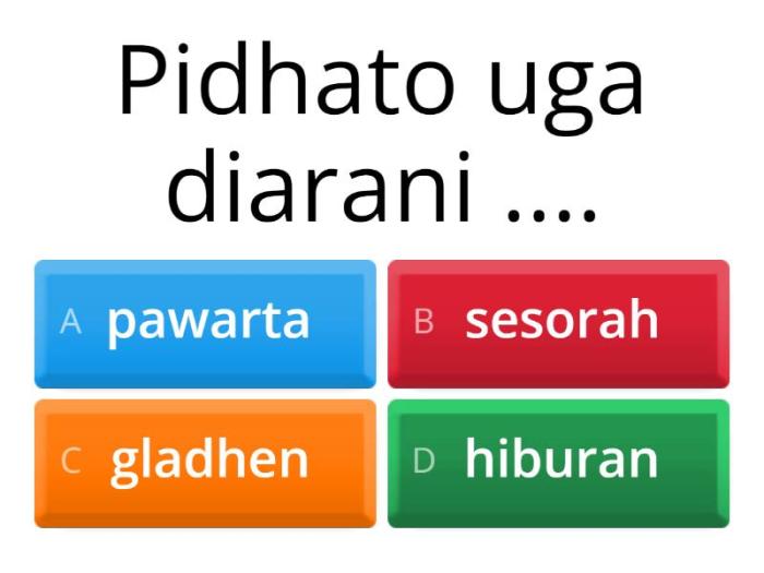 Pidhato uga diarani