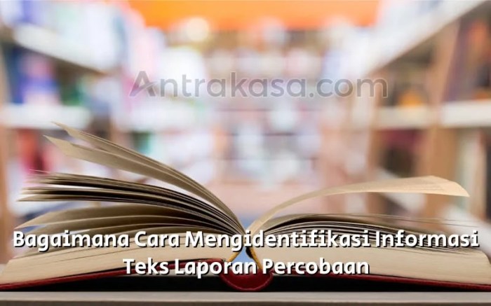 Mengidentifikasi laporan percobaan pertemuan