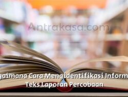 Bagaimana Cara Mengidentifikasi Informasi dari Laporan Percobaan