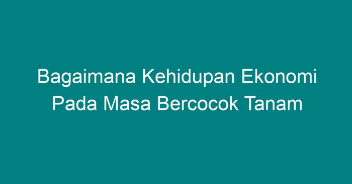 Kehidupan tanam bercocok masyarakat barter manusia ilustrasi awal