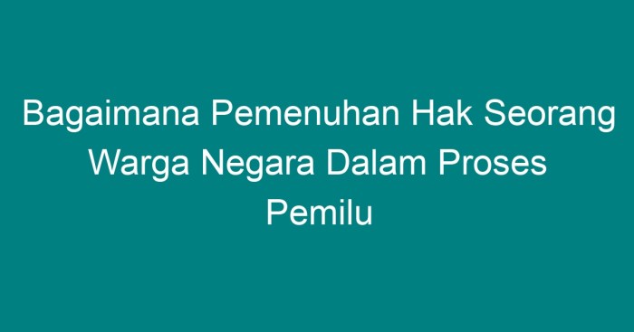 Kewajiban hak warga pelanggaran pengingkaran