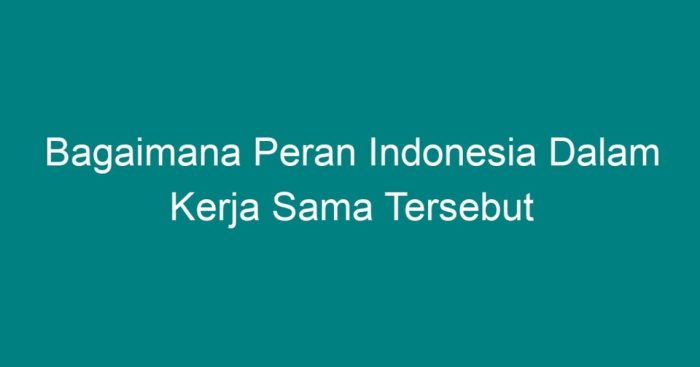 Sama kerja internasional peran kerjasama