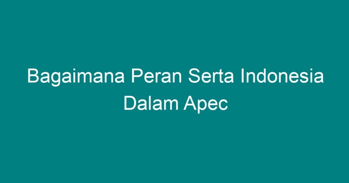 Apec peran republika prioritaskan dorong umkm