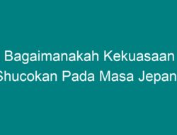 Bagaimanakah Kekuasaan Shucokan Memengaruhi Pemerintahan Jepang pada Masa Penjajahan?