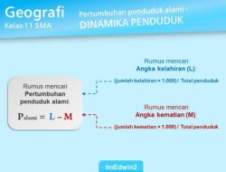 Bagaimana Cara Menghitung Pertumbuhan Penduduk Total Berikan Contoh