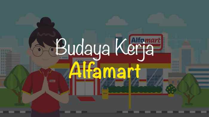 Budaya kerja alfamart kecuali