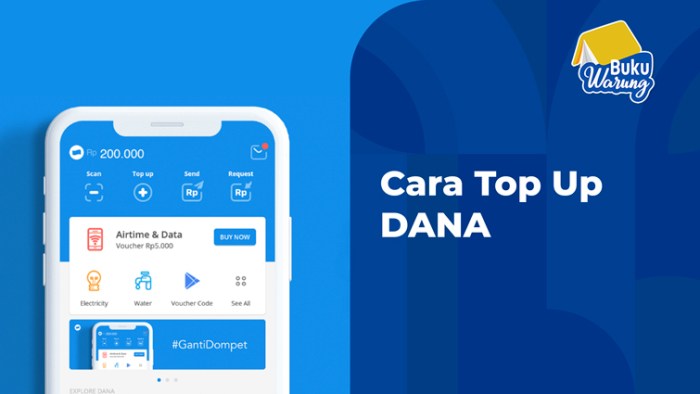 Bagaimana cara top up dana