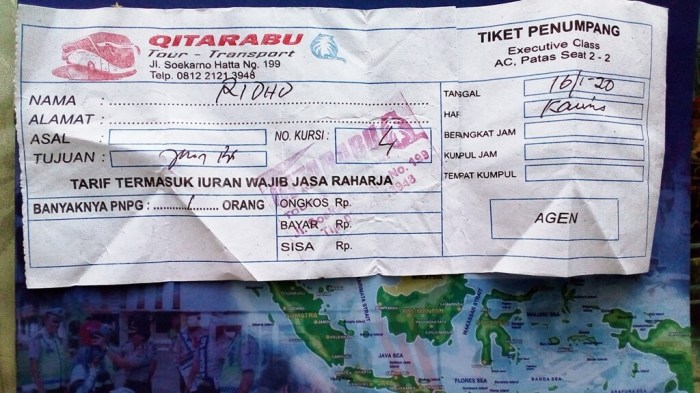 Tiket pariwisata kumpulan gratis