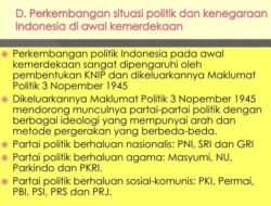 Bagaimana Kondisi Politik Indonesia pada Awal Kemerdekaan