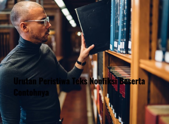 Bagaimana cara mengetahui urutan peristiwa dalam teks nonfiksi