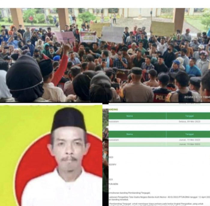 Aceh terhadap gubernur gugatan plt jadwal