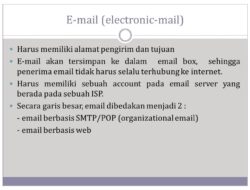 Email Dapat Dibedakan Menjadi Dua: Berbasis SMTP dan Lainnya