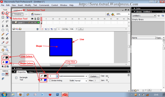 Fungsi selection tool