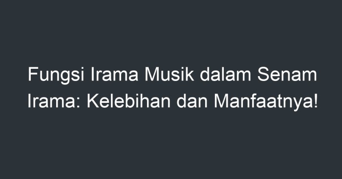 Bagaimana irama pada lagu anak